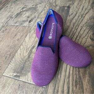 New without tags Rothy’s. Pink/blue with sparkle. Size 4